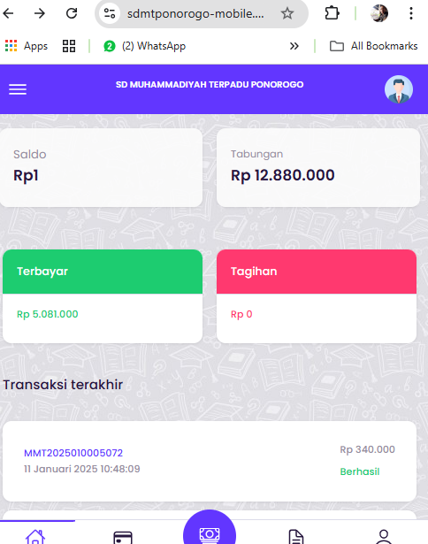 Aplikasi Pembayaran Sekolah - Image 2